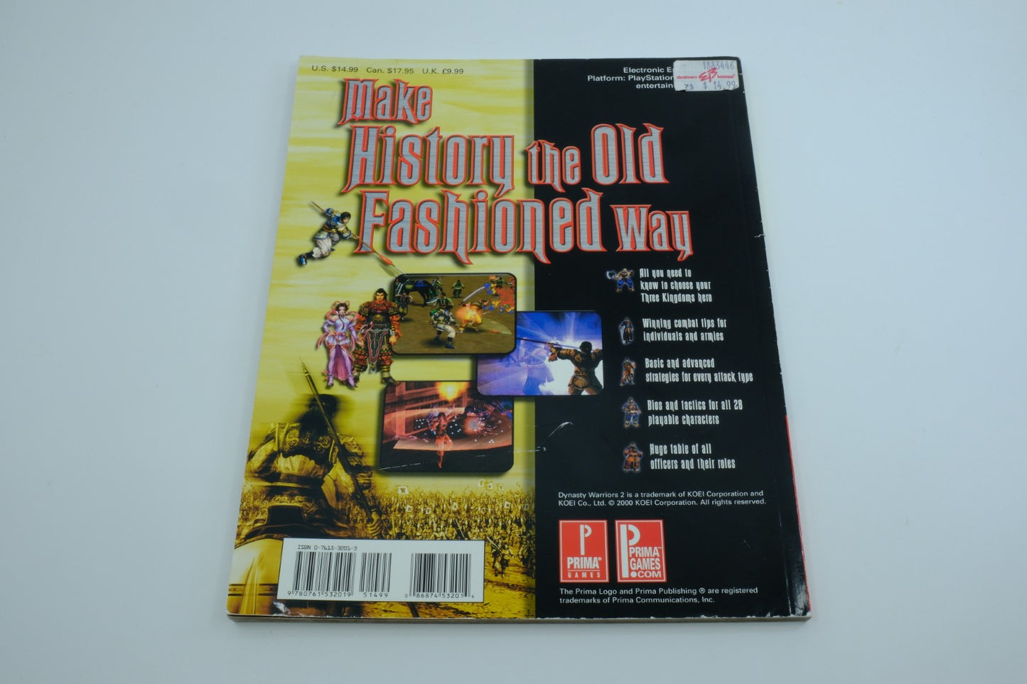 Dynasty Warriors 2 Prima's Official Strategy Guide