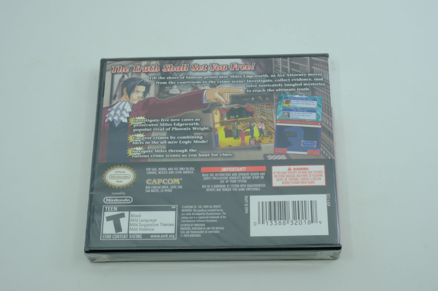 Ace Attorney Investigations: Miles Edgeworth - Sealed