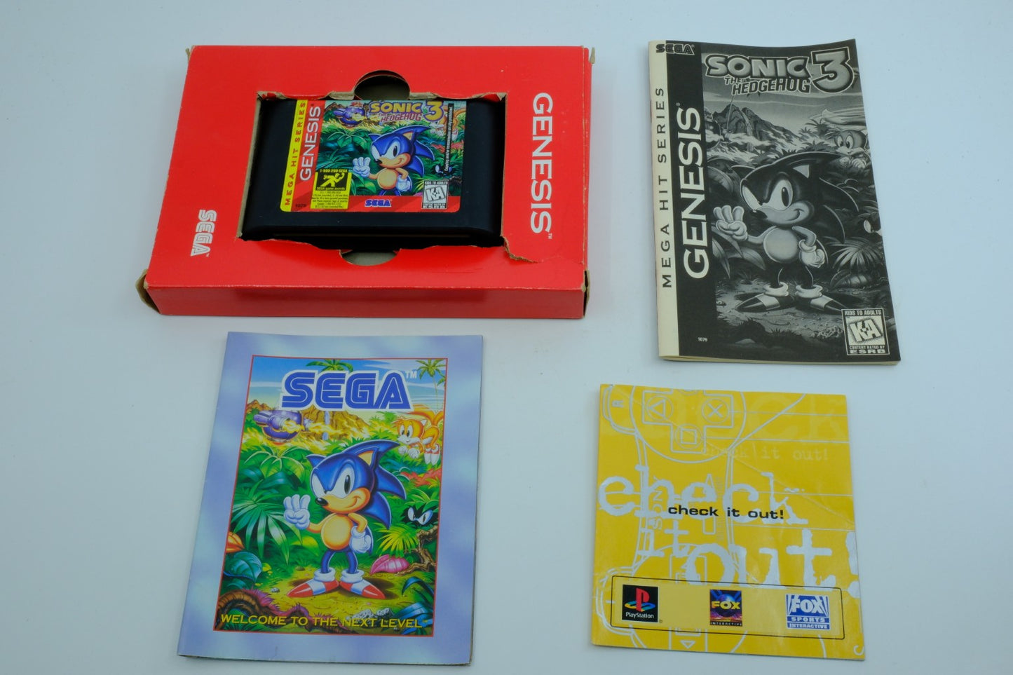 Sonic the Hedgehog 3 - Complete in Box - Mega Hit Series