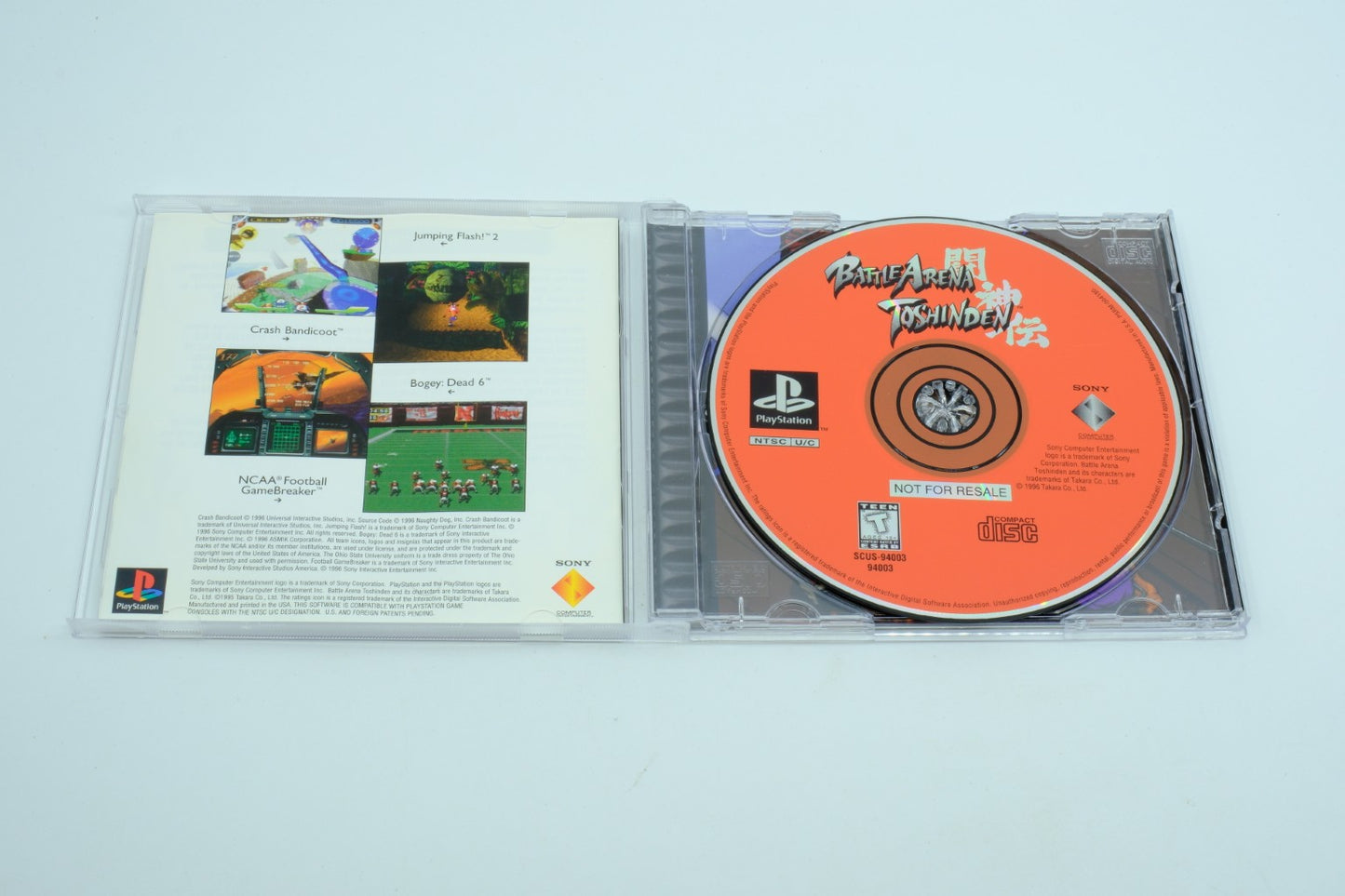 Battle Arena Toshinden - Complete in Box