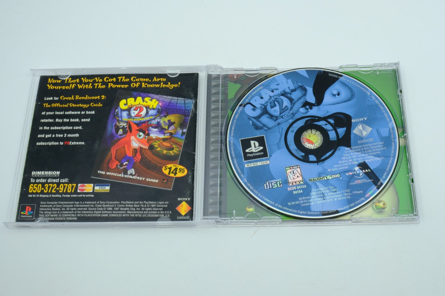 Crash Bandicoot 2: Cortex Strikes Back - Complete in Box