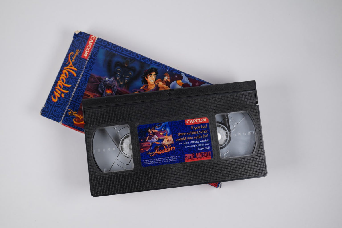 Disney’s Aladdin – Super Nintendo SNES – Capcom Promotional VHS Tape