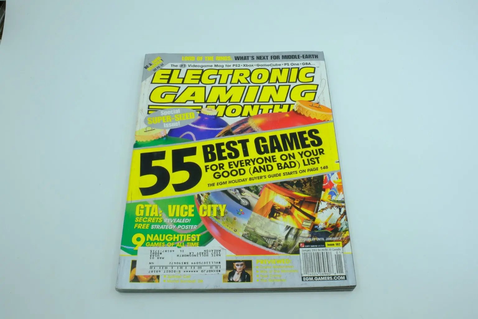 Electronic Gaming Monthly – “55 Best Games” Holiday Buyer’s Guide RetroGate - Your Gateway to Classic Gaming