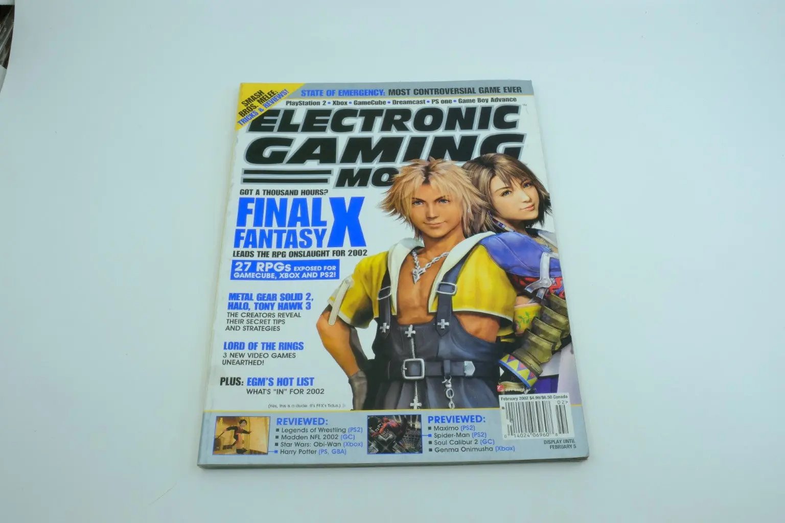 Electronic Gaming Monthly – Issue 150 (February 2002, “Final Fantasy X” cover) RetroGate - Your Gateway to Classic Gaming
