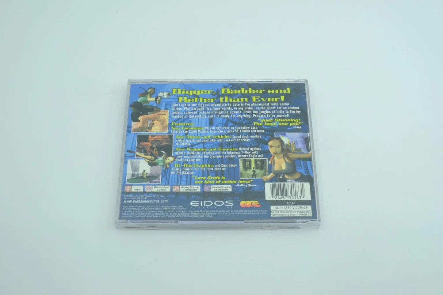 Tomb Raider III: Adventures of Lara Croft – Complete in Box RetroGate - Your Gateway to Classic Gaming