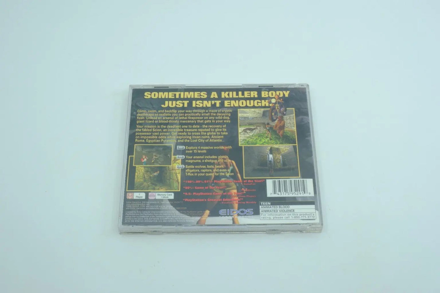 Tomb Raider – Complete in Box RetroGate - Your Gateway to Classic Gaming