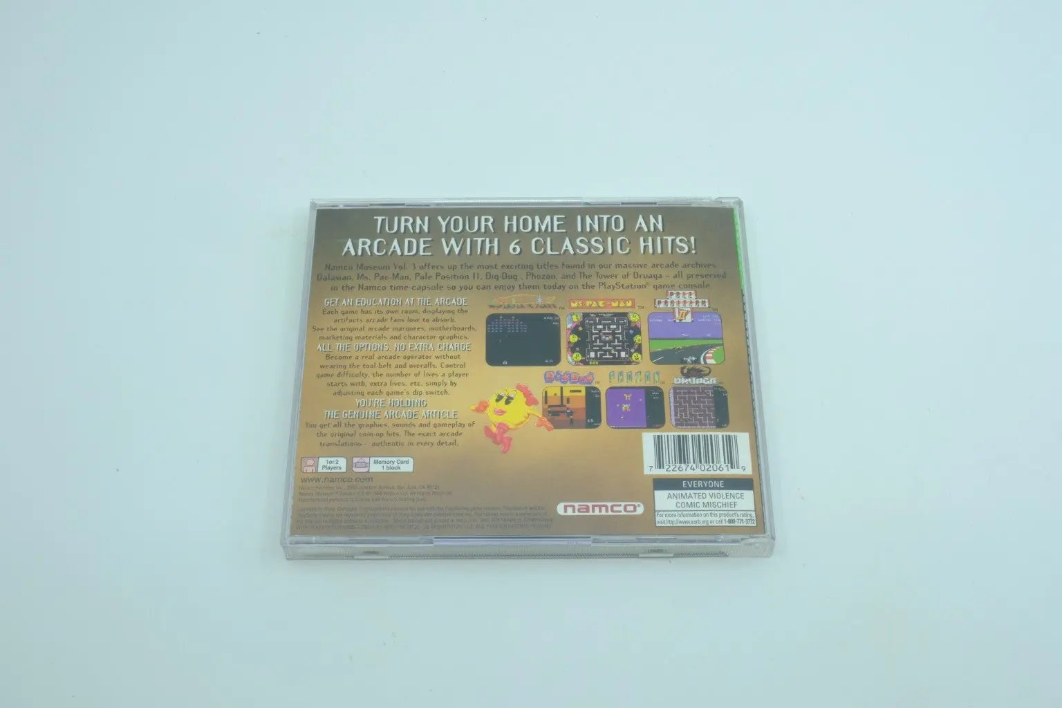 Namco Museum Vol. 3 — Greatest Hits – Complete in Box RetroGate - Your Gateway to Classic Gaming