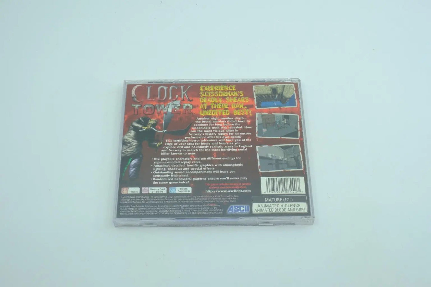 Clock Tower – Complete in Box RetroGate - Your Gateway to Classic Gaming