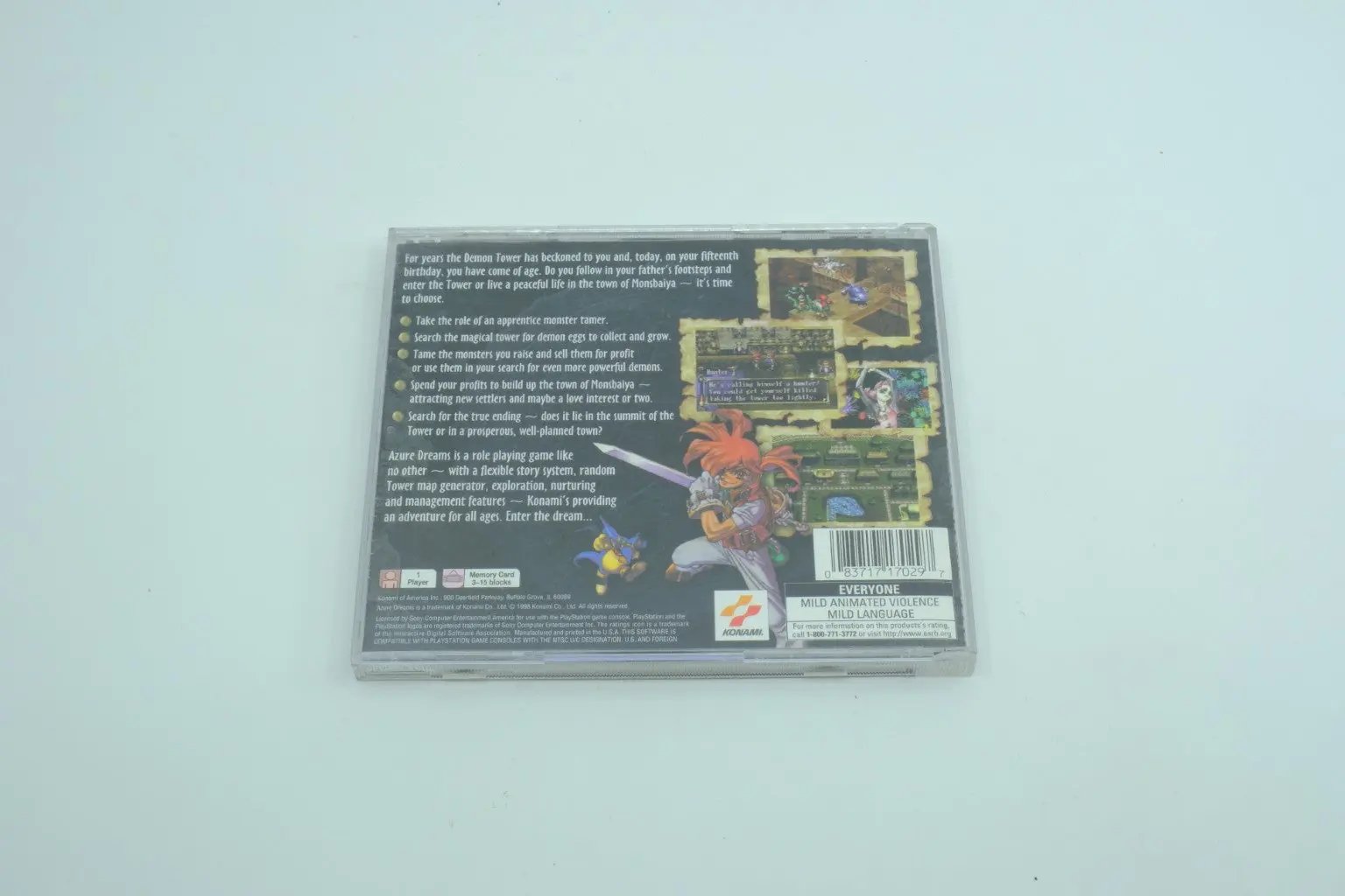 Azure Dreams – Complete in Box RetroGate - Your Gateway to Classic Gaming