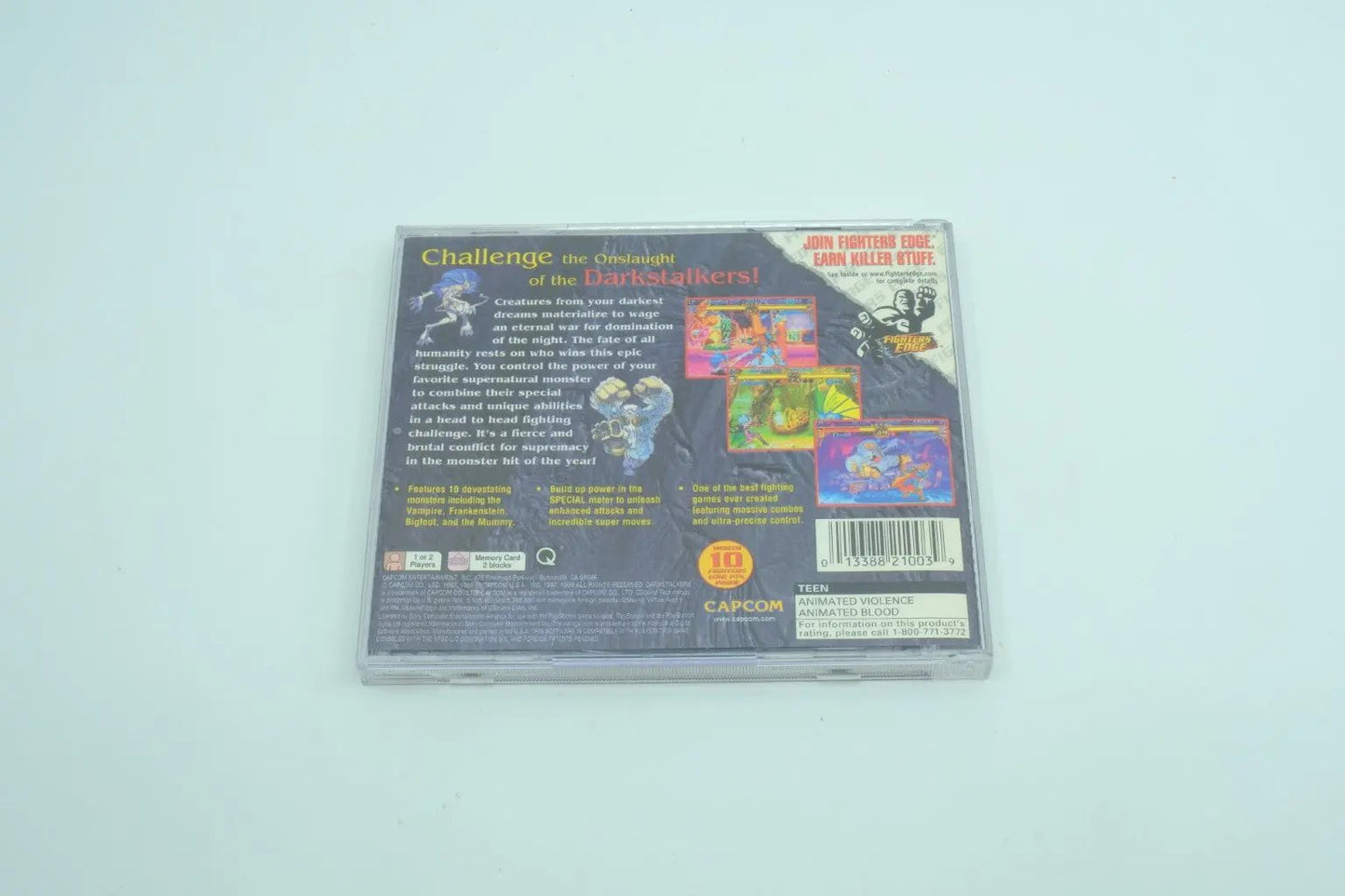 Darkstalkers: The Night Warriors – Complete in Box RetroGate - Your Gateway to Classic Gaming