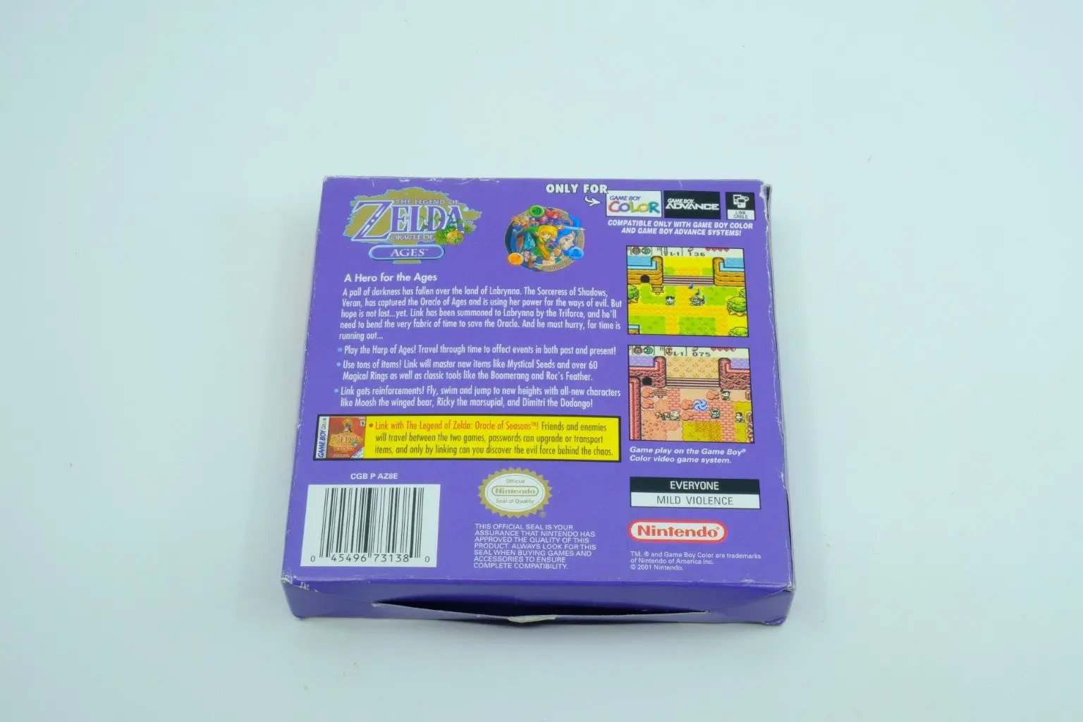The Legend of Zelda: Oracle of Ages – Complete in Box RetroGate - Your Gateway to Classic Gaming