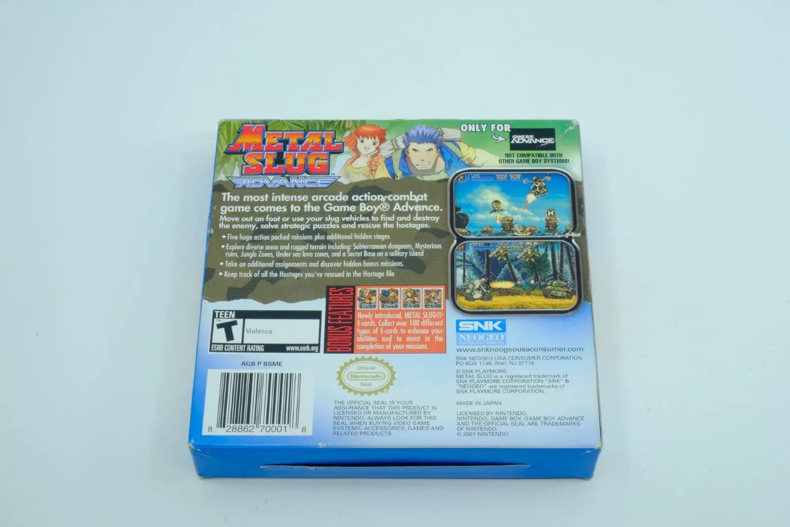 Metal Slug Advance – Complete in Box RetroGate - Your Gateway to Classic Gaming