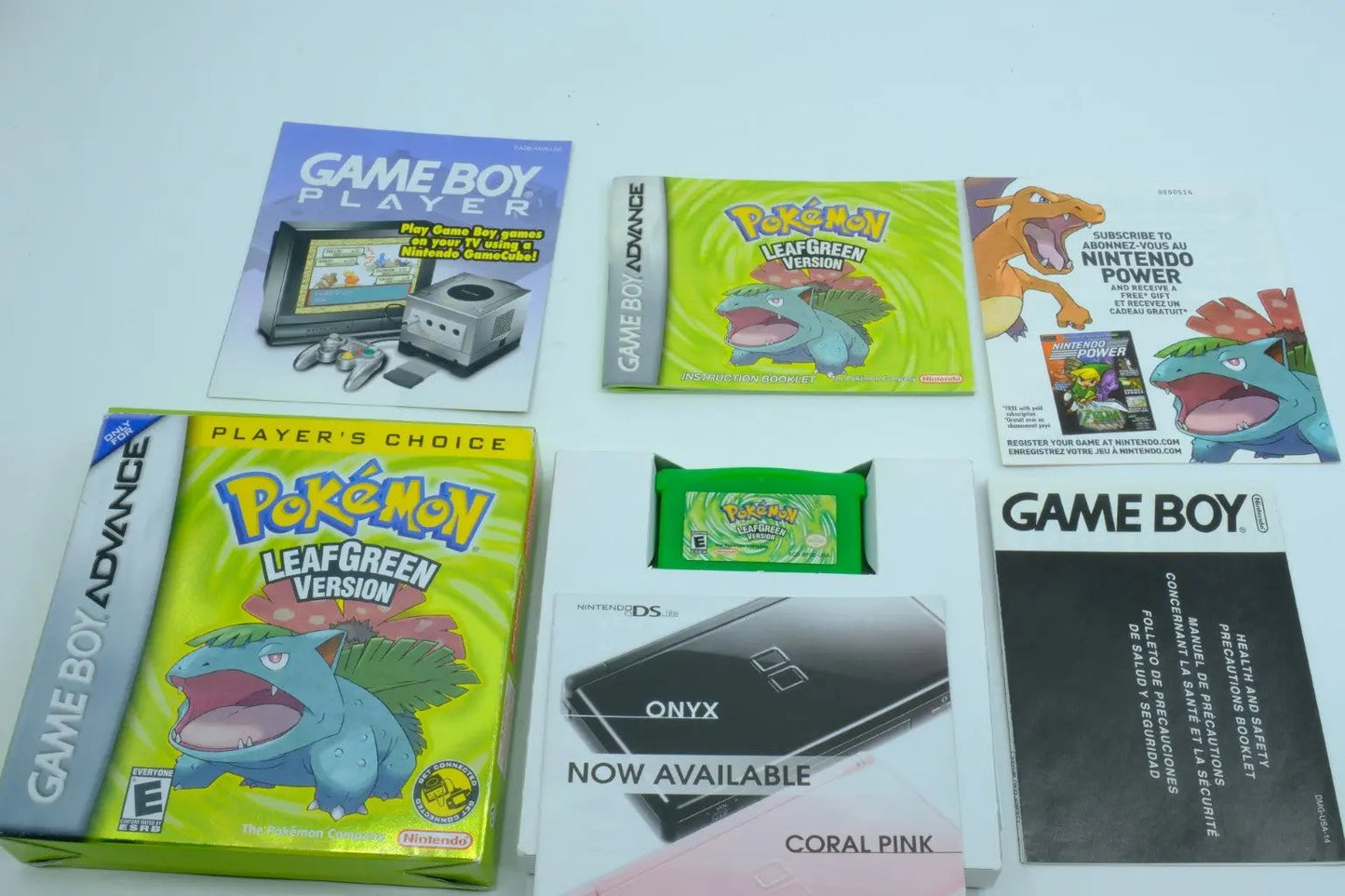 Pokémon LeafGreen Version “PLAYER’S CHOICE” – Complete in Box RetroGate - Your Gateway to Classic Gaming
