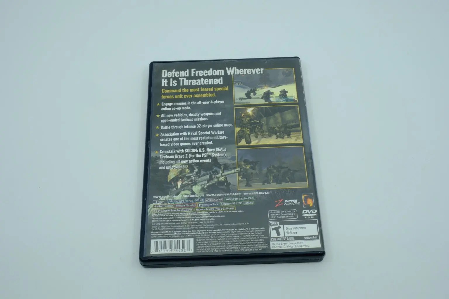 SOCOM: U.S. Navy SEALs – Combined Assault – Complete in Box RetroGate - Your Gateway to Classic Gaming