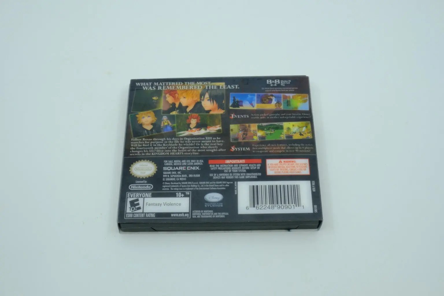Kingdom Hearts 358/2 Days – Slip Cover  – Complete in Box - RetroGate - Your Gateway to Classic Gaming