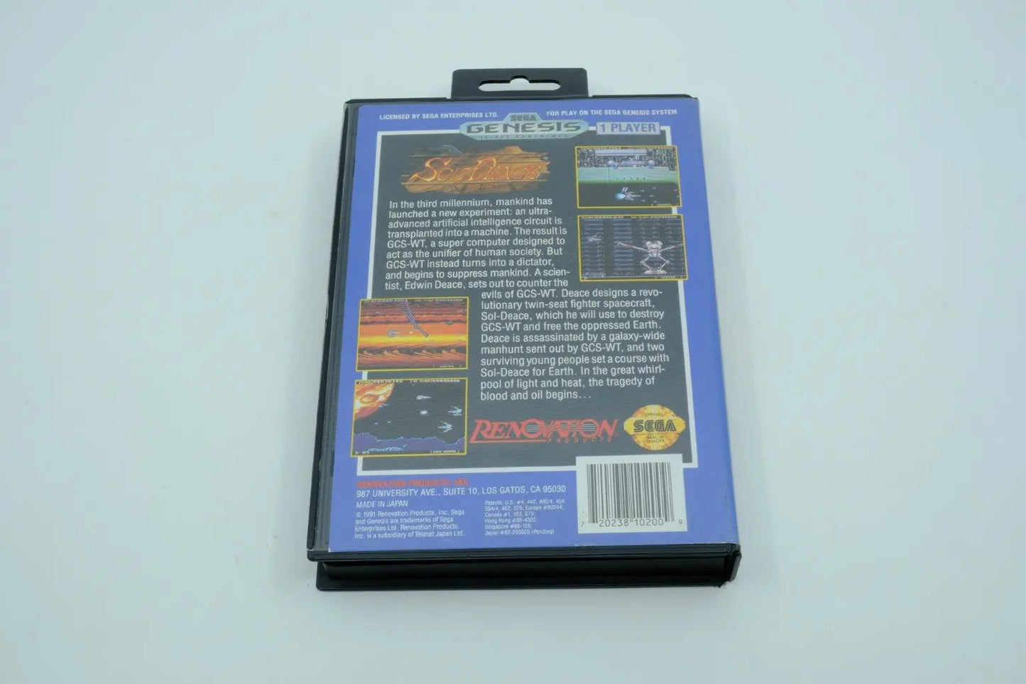 Sol-Deace – Complete in Box RetroGate - Your Gateway to Classic Gaming