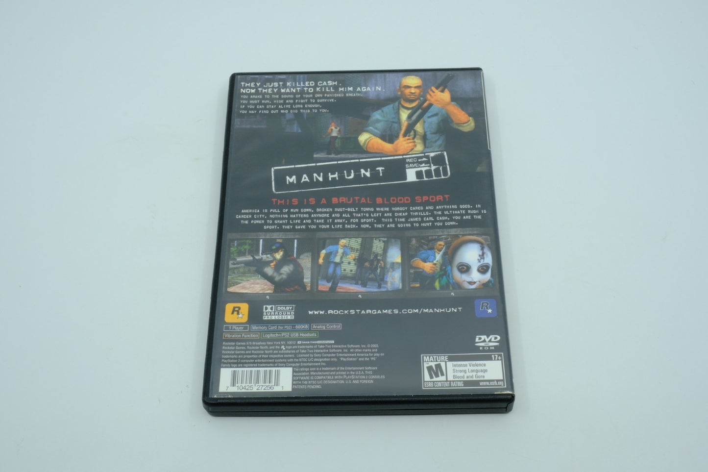 Manhunt – Complete in Box RetroGate - Your Gateway to Classic Gaming