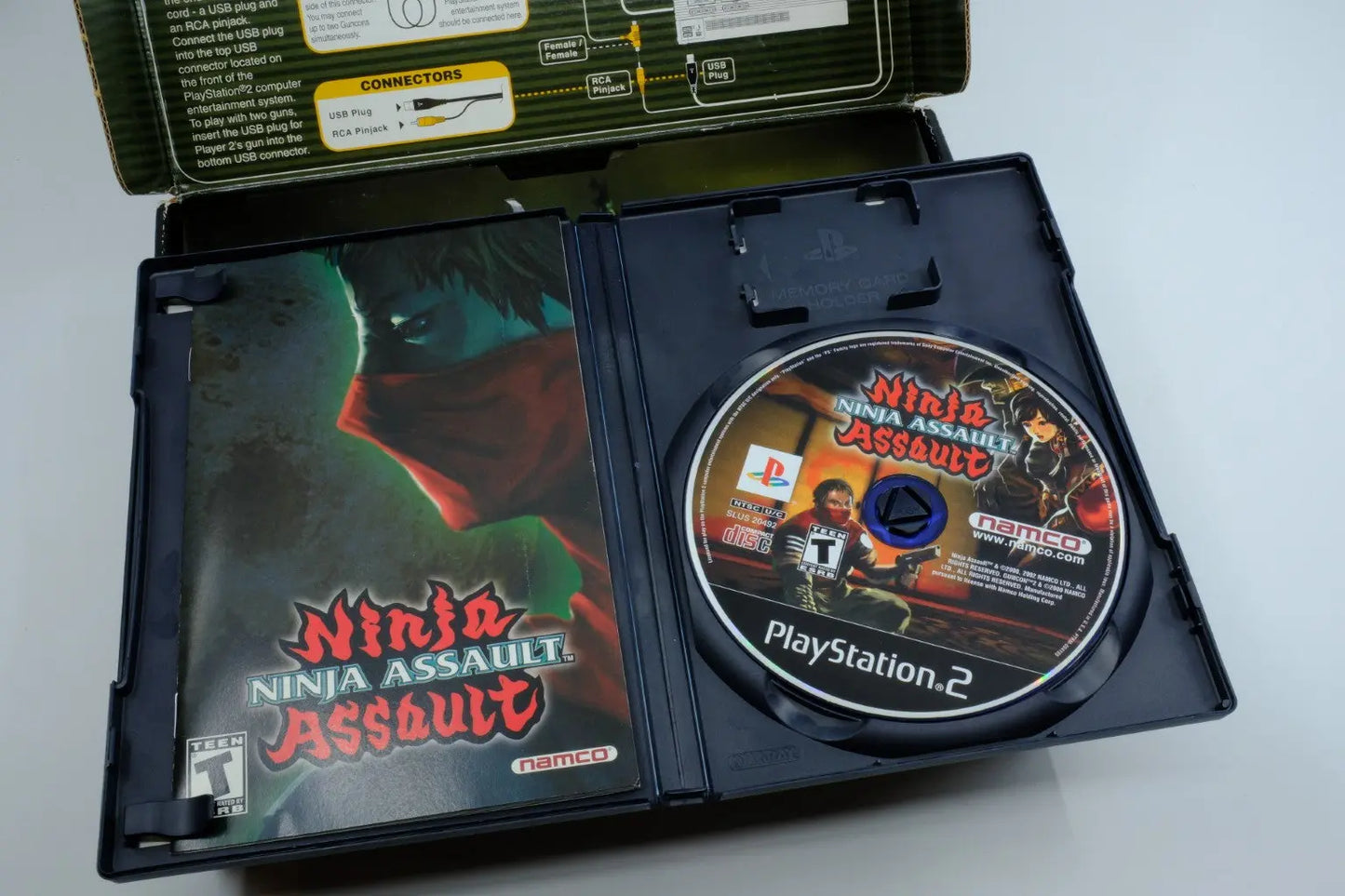Ninja Assault + Guncon 2 — Complete in Box RetroGate - Your Gateway to Classic Gaming