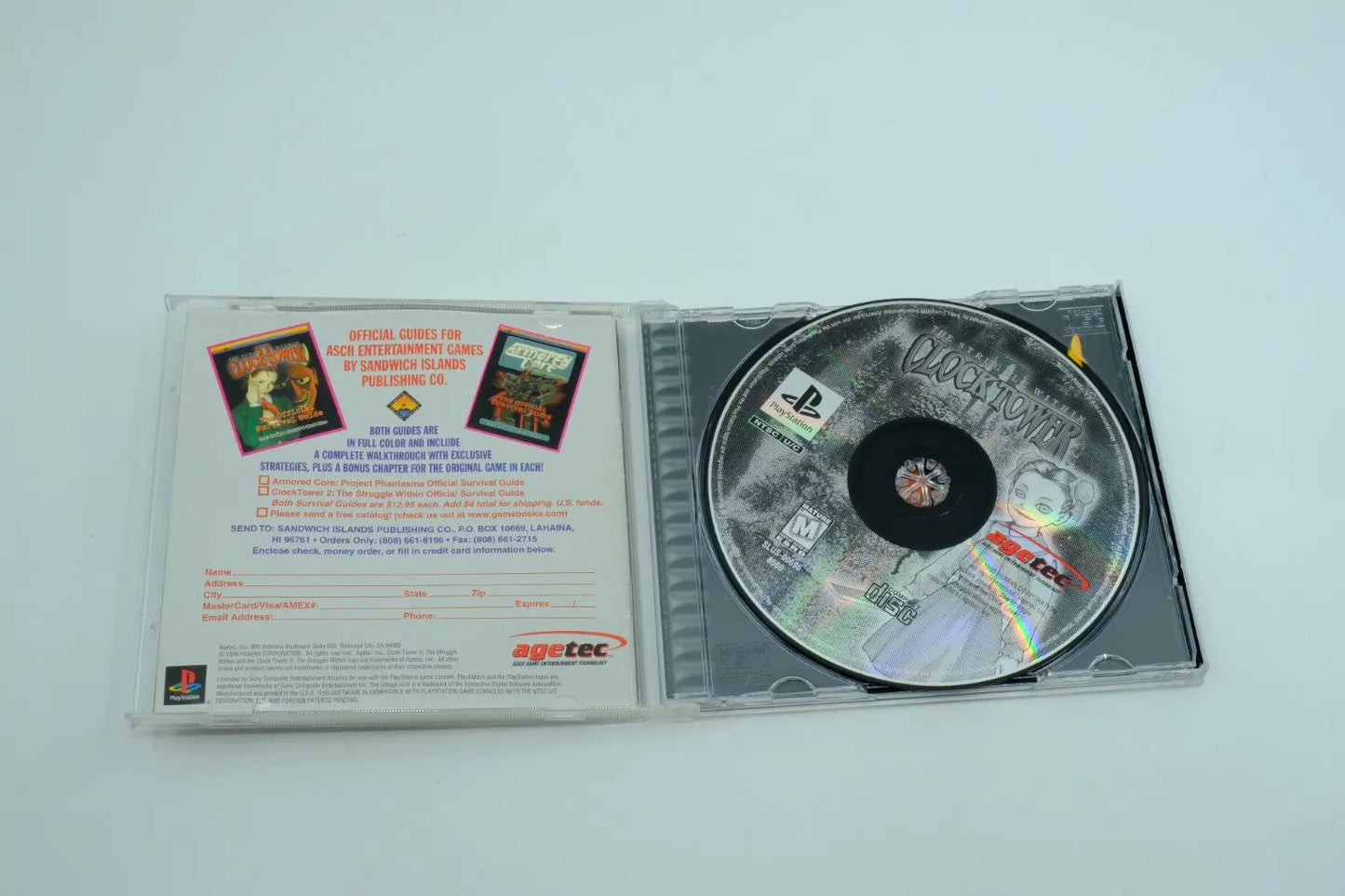 Clock Tower II: The Struggle Within – Complete in Box RetroGate - Your Gateway to Classic Gaming