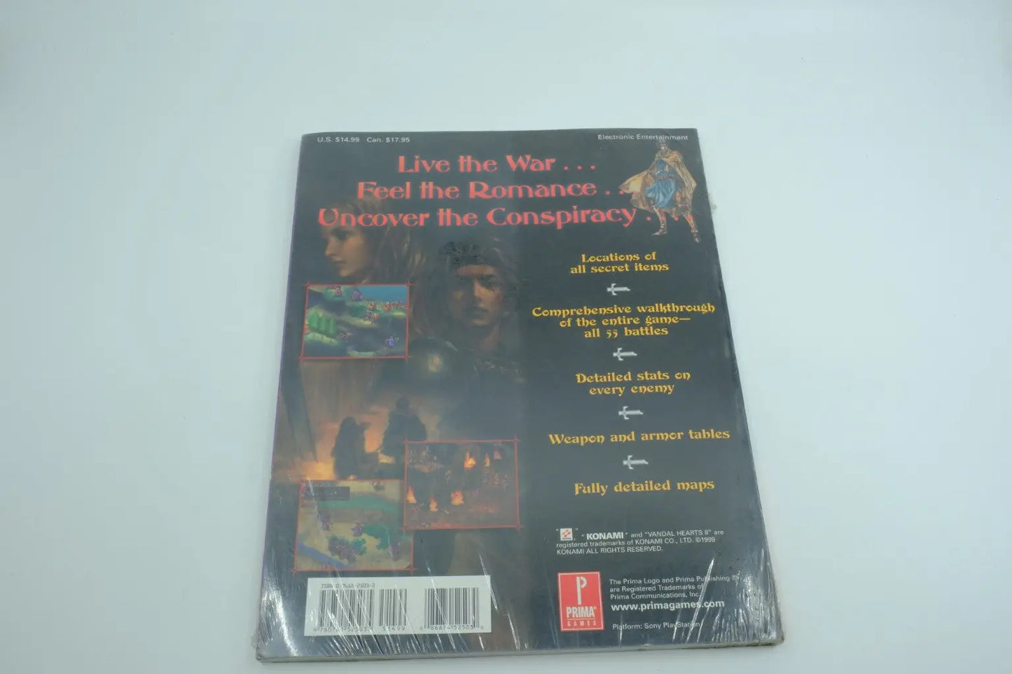 Vandal Hearts II — Prima’s Official Strategy Guide (PlayStation) — Factory Sealed RetroGate - Your Gateway to Classic Gaming