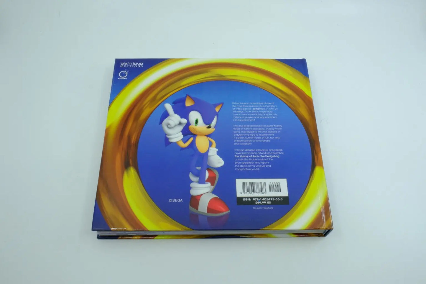 The History of Sonic the Hedgehog — Hardcover (Pix’n Love / Udon) RetroGate - Your Gateway to Classic Gaming
