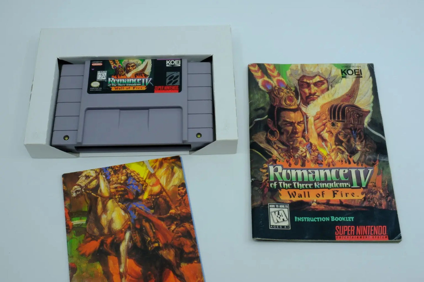 Romance of the Three Kingdoms IV: Wall of Fire – Complete in Box RetroGate - Your Gateway to Classic Gaming