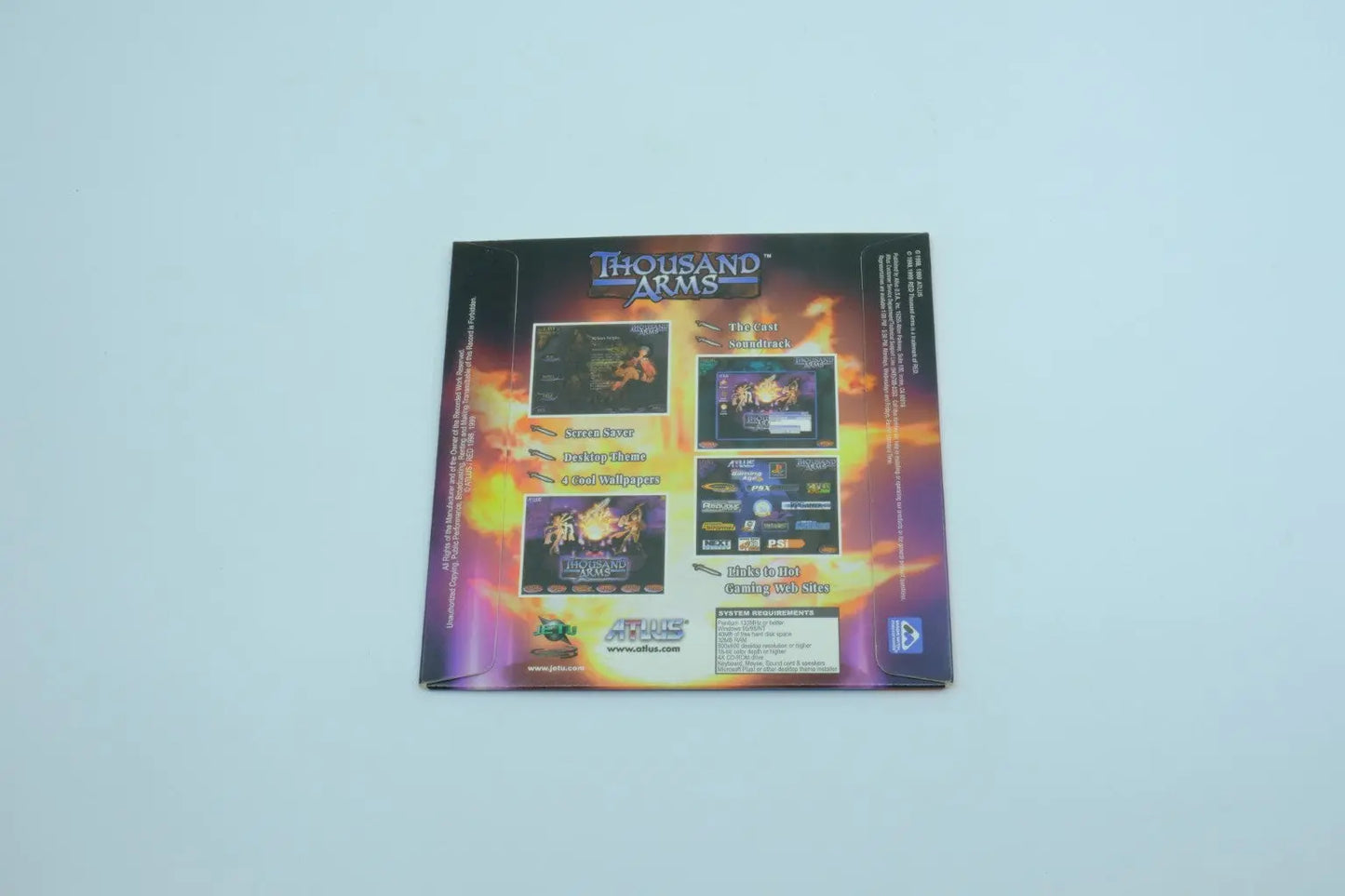 Thousand Arms – Complete in Box + Soundtrack + Demo RetroGate - Your Gateway to Classic Gaming