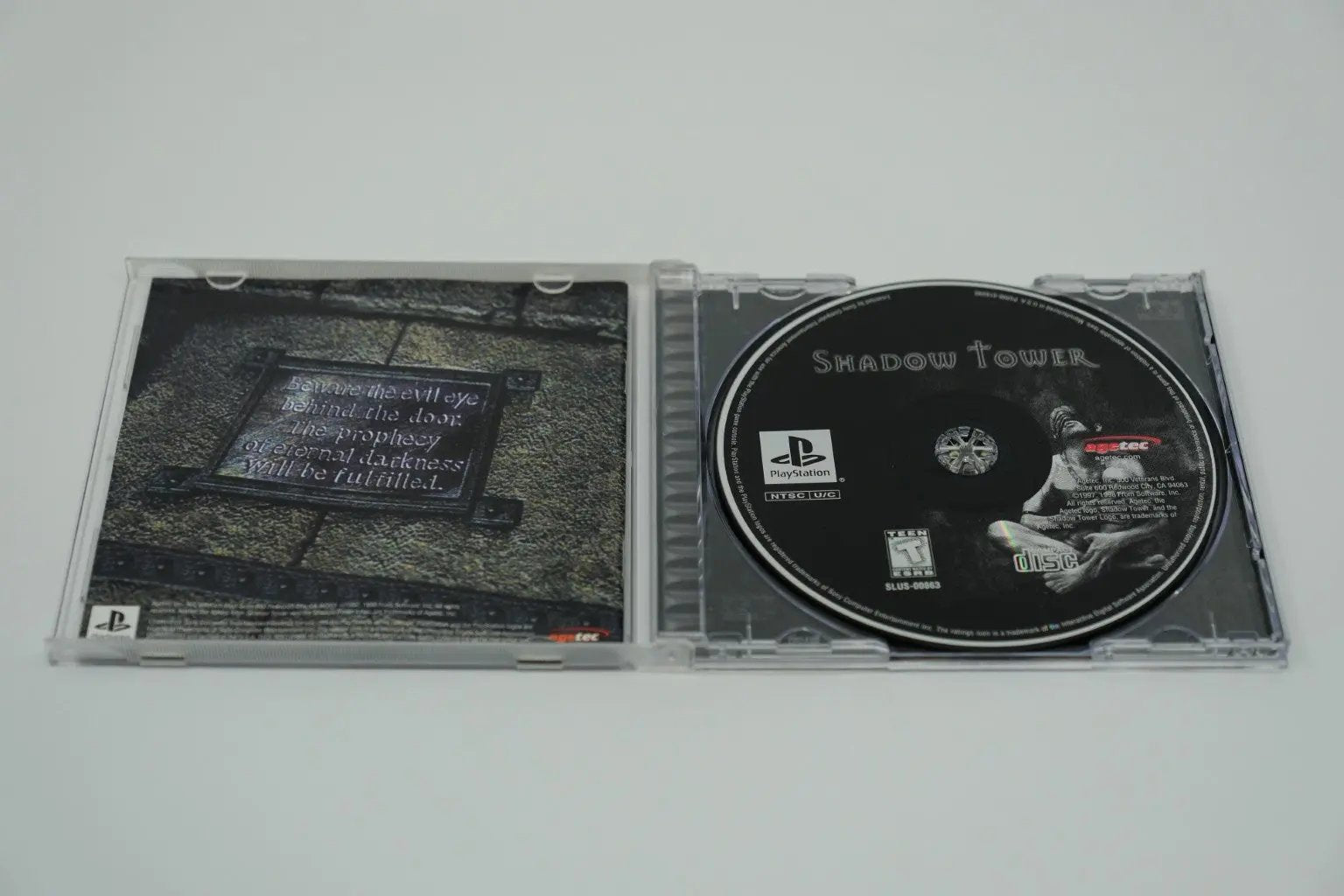 Shadow Tower Playstation 1 Complete RetroGate - Your Gateway to Classic Gaming