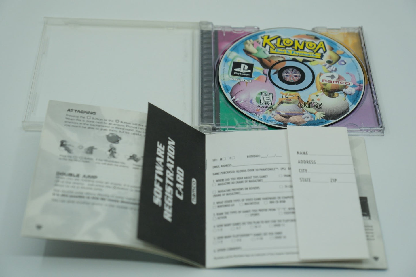 Klonoa Door to Phantomile Playstation 1 Complete