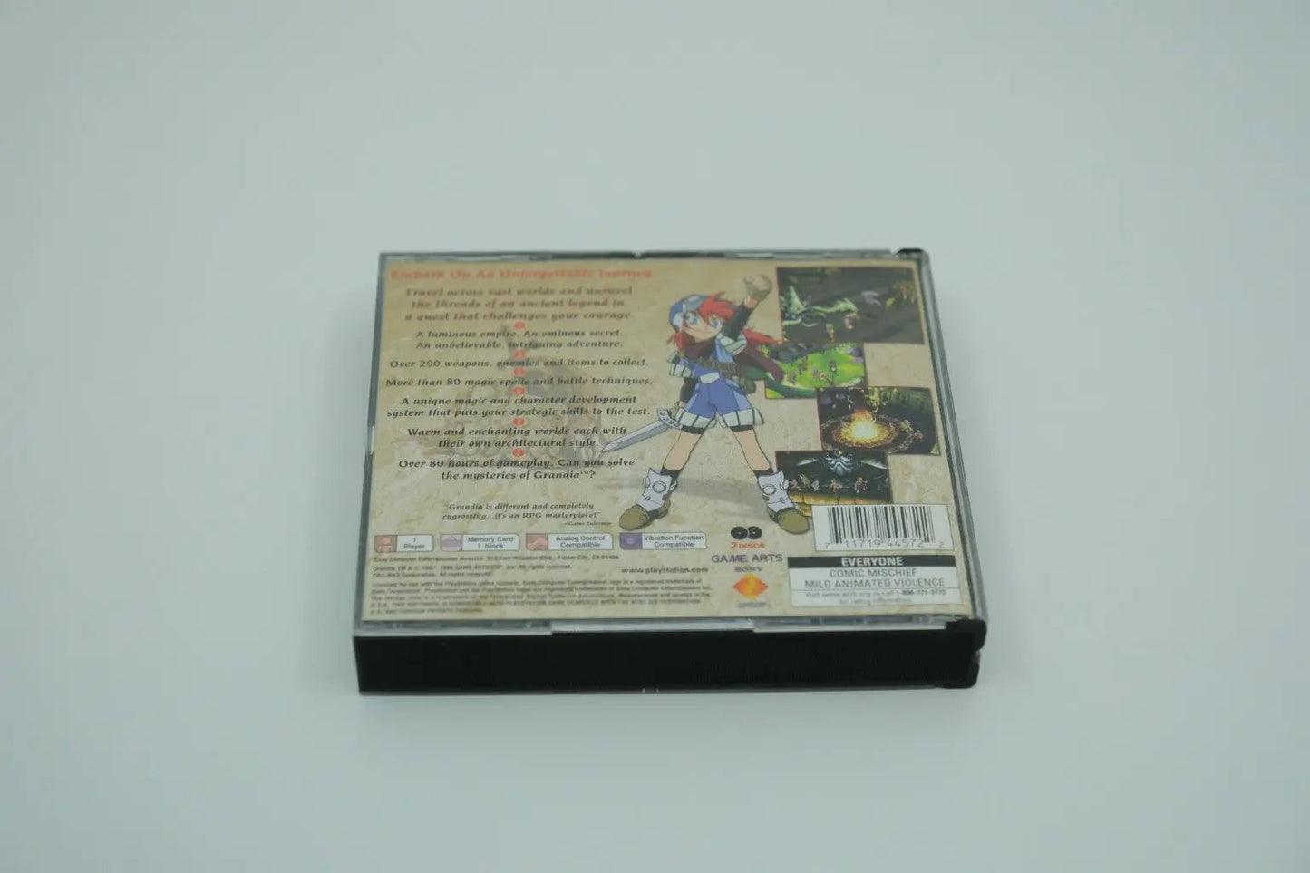 Grandia Playstation 1 Complete RetroGate - Your Gateway to Classic Gaming
