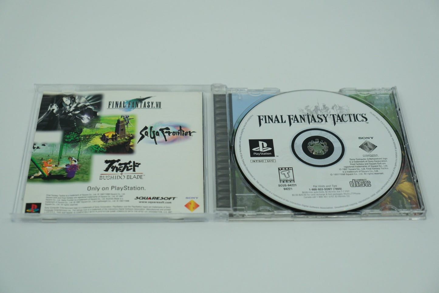 Final Fantasy Tactics Playstation 1 Complete