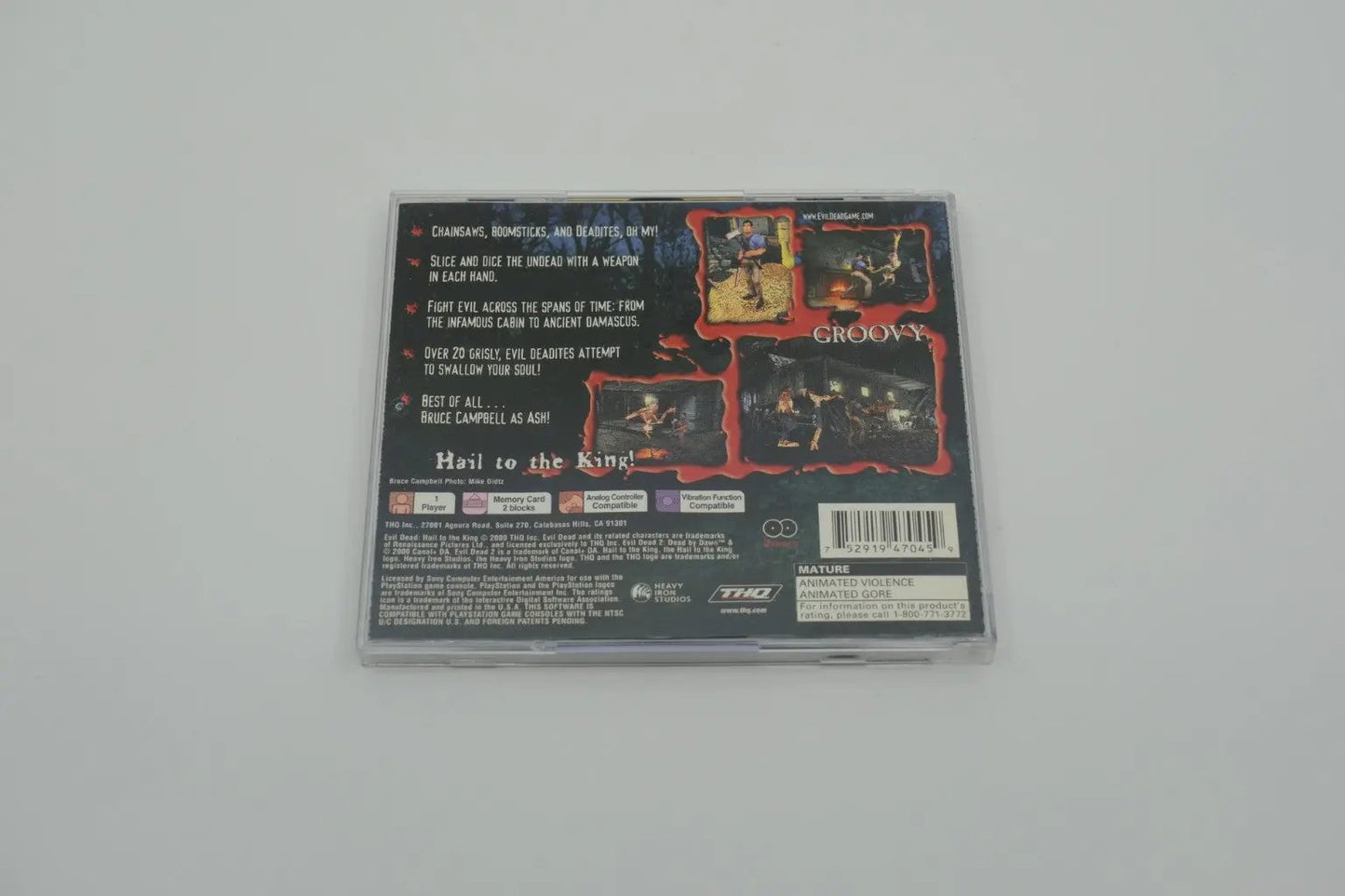 Evil Dead Hail to the King Playstation 1 Complete RetroGate - Your Gateway to Classic Gaming