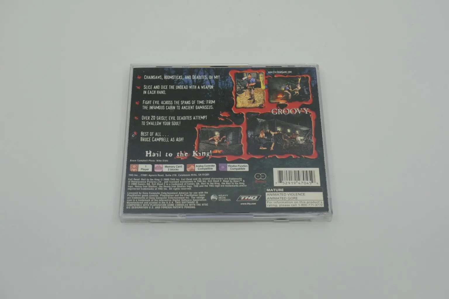 Evil Dead Hail to the King Playstation 1 Complete RetroGate - Your Gateway to Classic Gaming