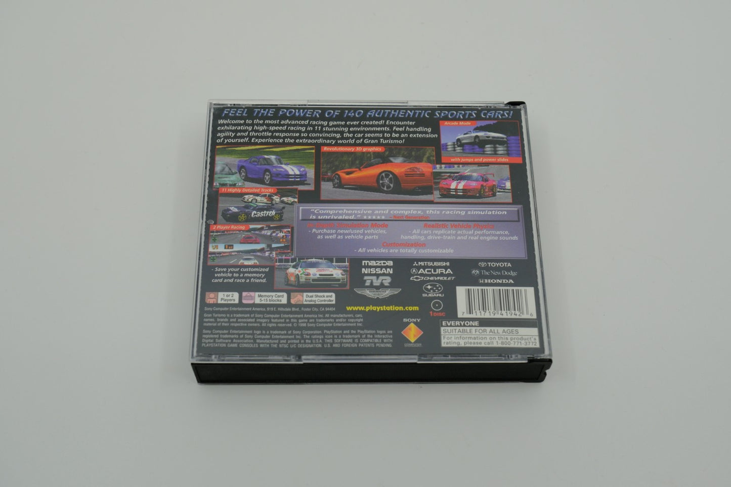 Gran Turismo Playstation 1 Complete