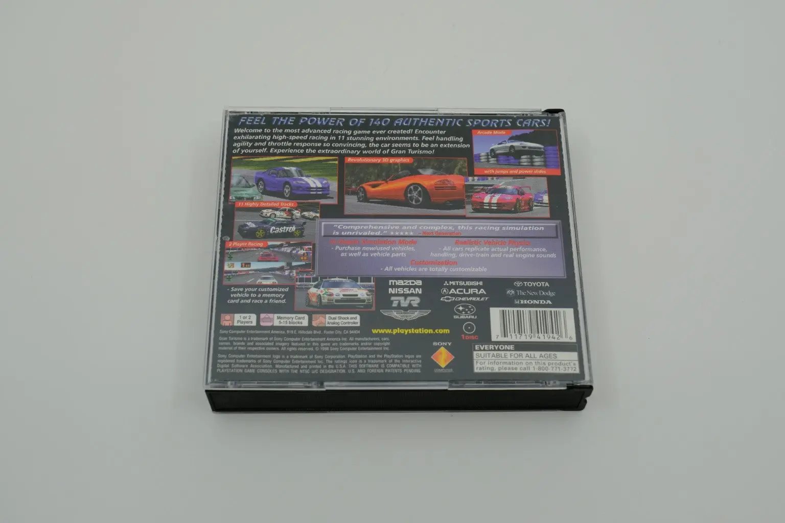 Gran Turismo Playstation 1 Complete RetroGate - Your Gateway to Classic Gaming
