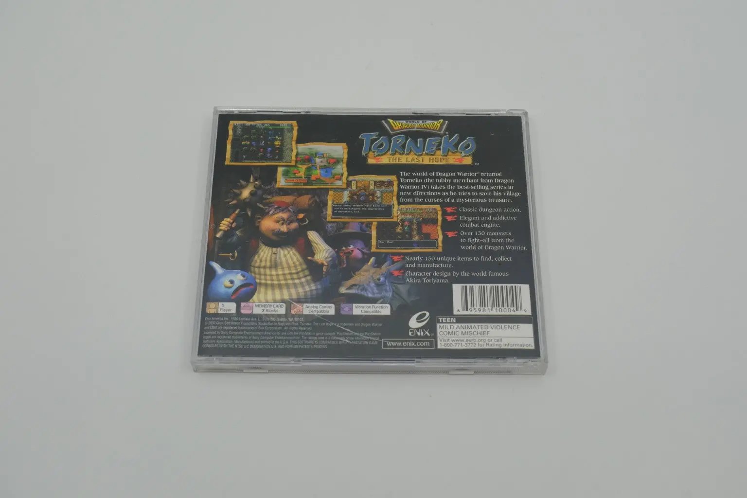 Torneko The Last Hope Playstation 1 Complete RetroGate - Your Gateway to Classic Gaming