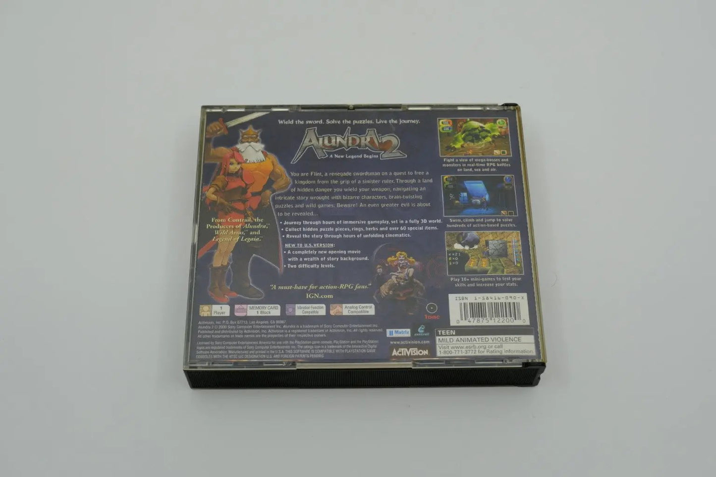 Alundra 2 Playstation 1 Complete RetroGate - Your Gateway to Classic Gaming