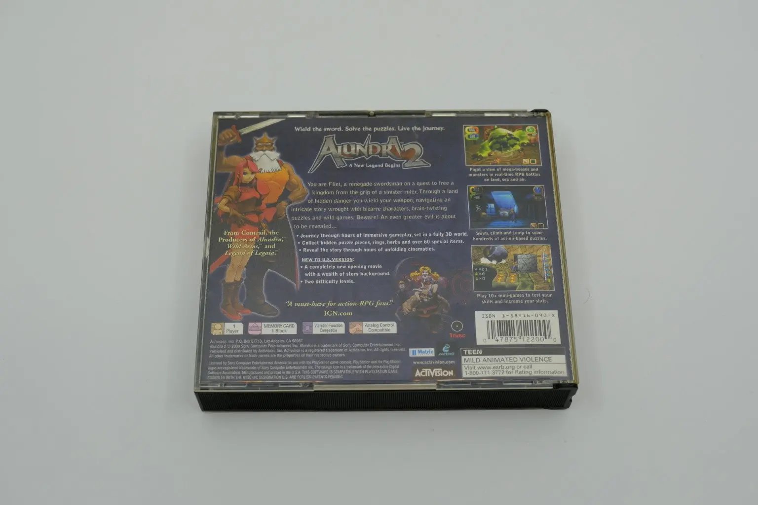 Alundra 2 Playstation 1 Complete RetroGate - Your Gateway to Classic Gaming
