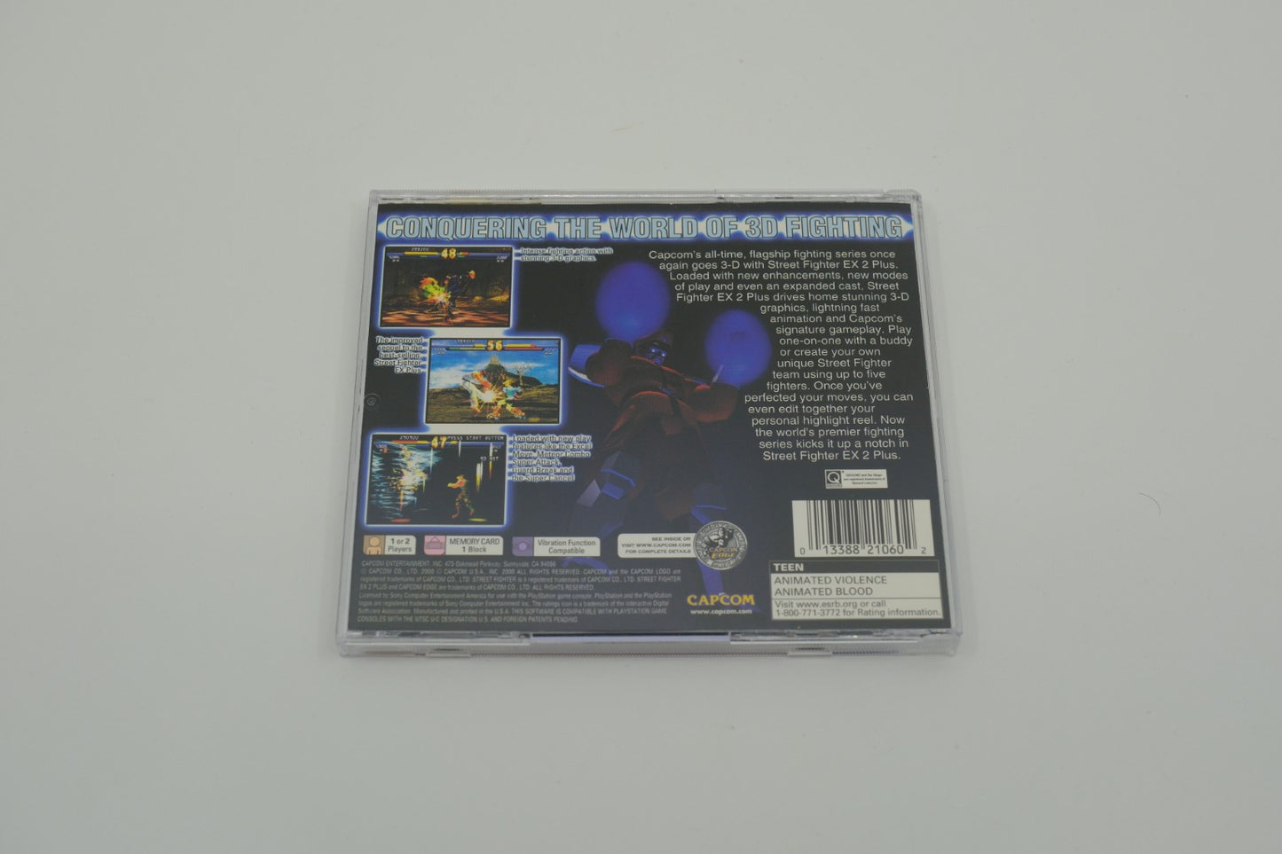 Street Fighter EX 2 Plus Playstation 1 Complete