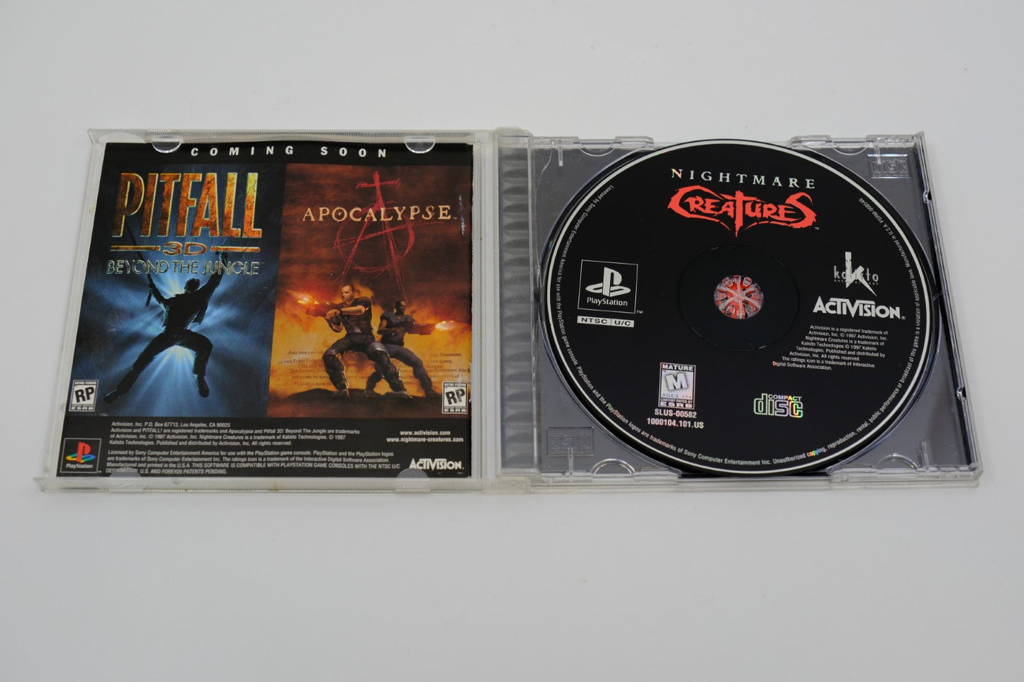 Nightmare Creatures Playstation 1 Compete