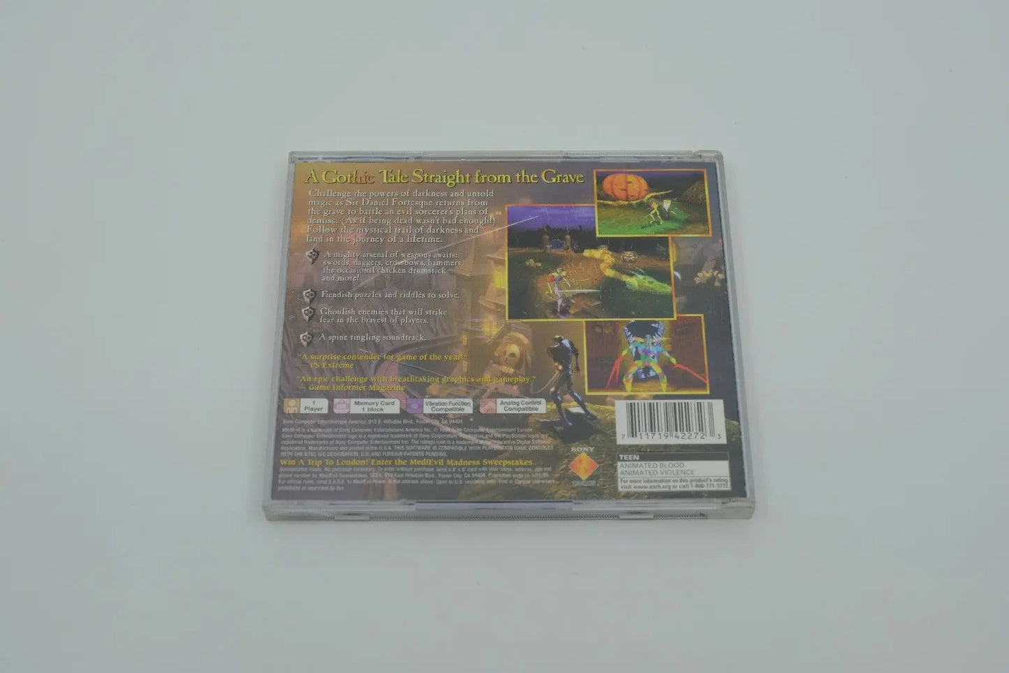 Medievil Playstation 1 Complete RetroGate - Your Gateway to Classic Gaming