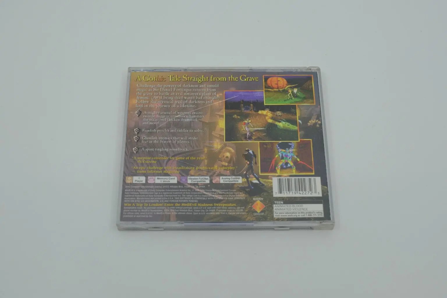 Medievil Playstation 1 Complete RetroGate - Your Gateway to Classic Gaming