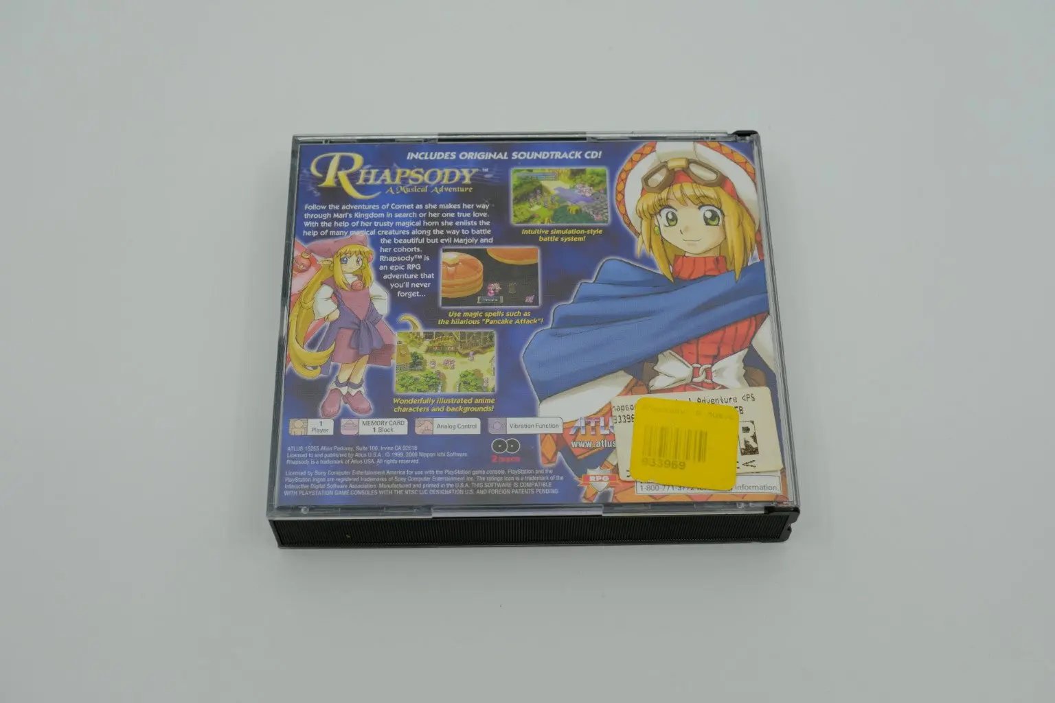 Rhapsody A Musical Adventure Playstation 1 Complete RetroGate - Your Gateway to Classic Gaming