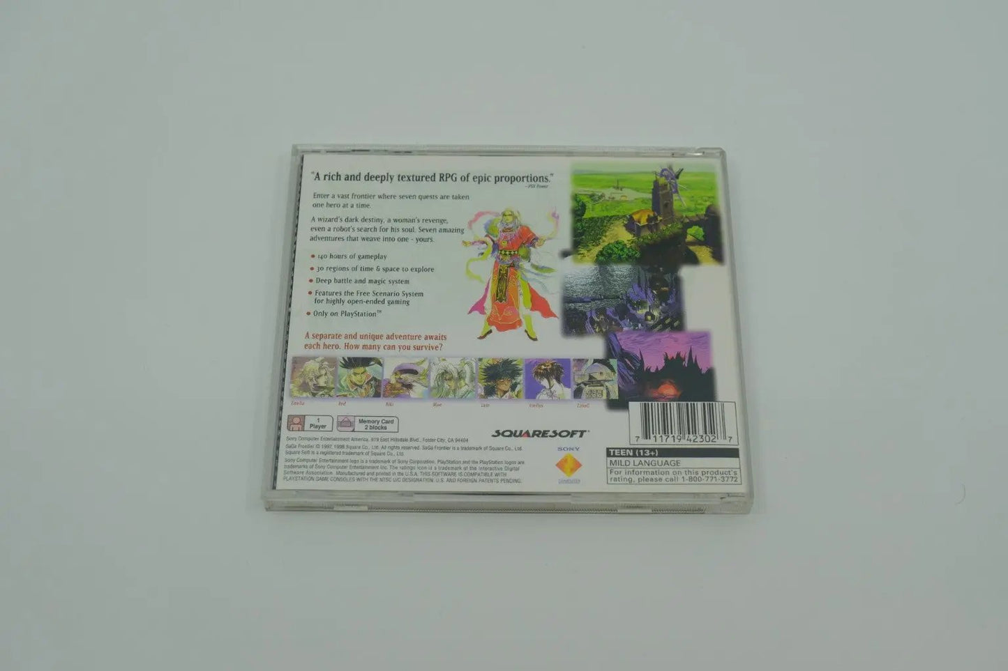 Saga Frontier Playstation 1 Complete RetroGate - Your Gateway to Classic Gaming