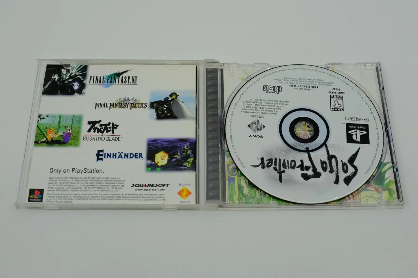Saga Frontier Playstation 1 Complete RetroGate - Your Gateway to Classic Gaming