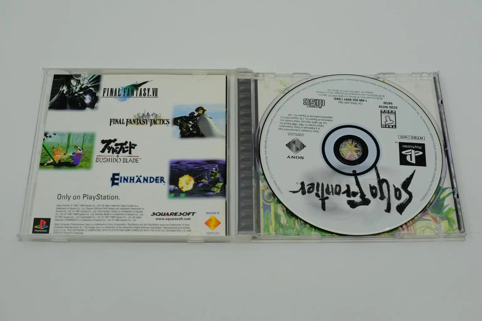 Saga Frontier Playstation 1 Complete RetroGate - Your Gateway to Classic Gaming