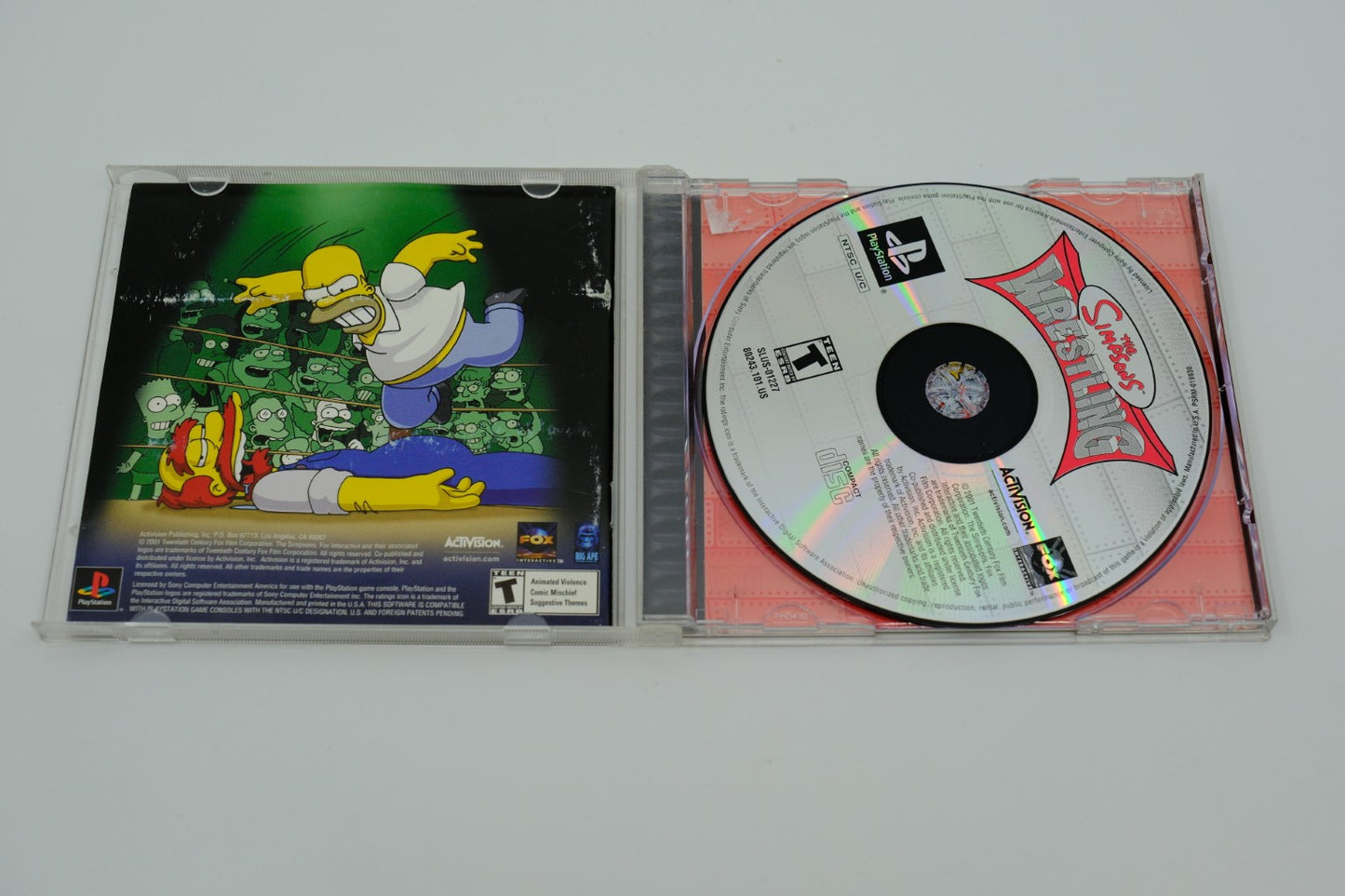 The Simpsons Wrestling Playstation 1 Complete