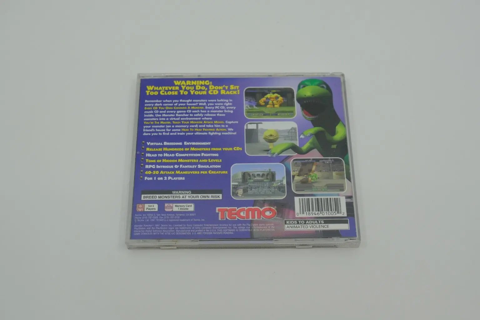 Monster Rancher Playstation 1 Complete RetroGate - Your Gateway to Classic Gaming