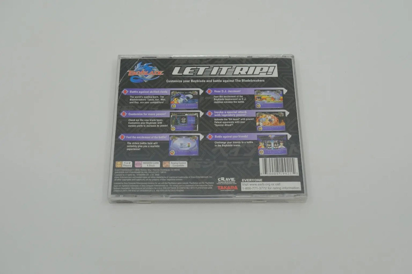Beyblade Let It Rip Playstation 1 Complete RetroGate - Your Gateway to Classic Gaming