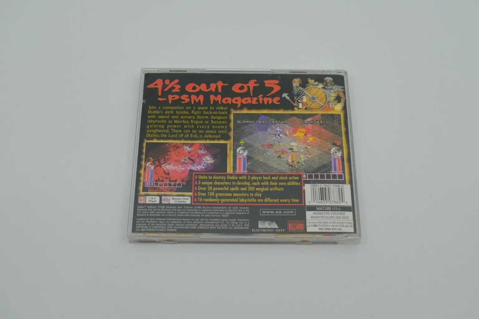 Diablo Playstation 1 Complete RetroGate - Your Gateway to Classic Gaming